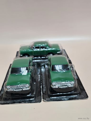 Горький- 2495- 3 шт. (на запчасти -под конверсию) от DeAgostini масштаб 1:43