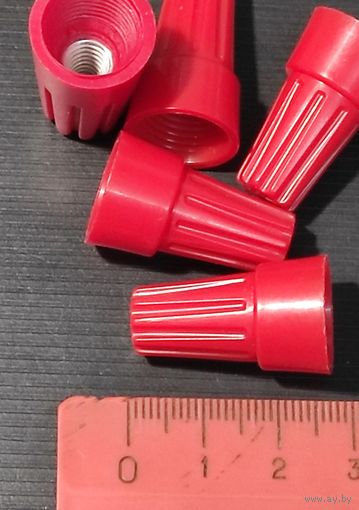 'Зажим соед. изолир. СИЗ-5 (8мм) красный (10 штук) с 1 рубля