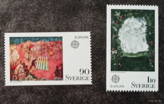 Швеция** 1975 Европа полная серия