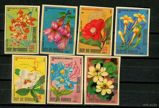 Экваториальная Гвинея - 1979 - Цветы - [Mi. A1435-A1441] - полная серия - 7 марок. MNH.  (Лот 60JC)-TG3P60