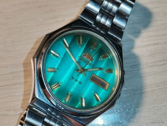 Механические часы "ORIENT", автоподзавод, рабочие.