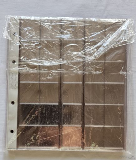 ТОРГ! Листы для монет на 30 ячеек Linder Karat K4 (30x30 мм) Полностью совместимы с польскими аналогами от Shultz! 9 листов! Германия, Линдер, Linder! ВОЗМОЖЕН ОБМЕН!