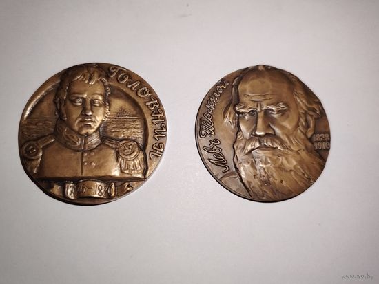 Настольные медали из бронзы