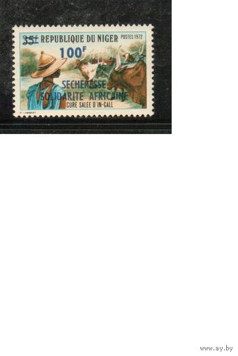 Нигер-1973 (Мих.394) ** , Фауна, Надп. (одиночка)
