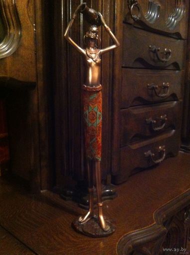 С 1 руб 3 дня Статуэтка МАВРИТАНКА 37 см керамика