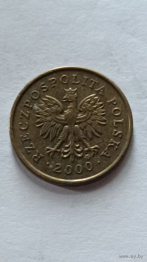 Польша. 2 гроша 2000 года.