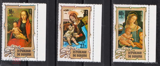 Бурунди 1974 живопись Рождество   MNH