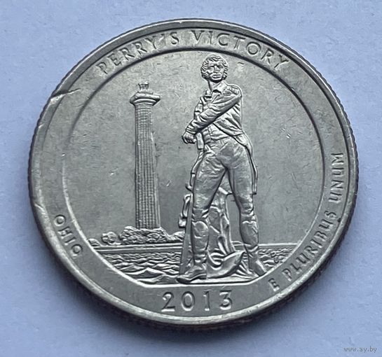 25 центов 2013 г., Международный мемориал мира, штат Огайо, США