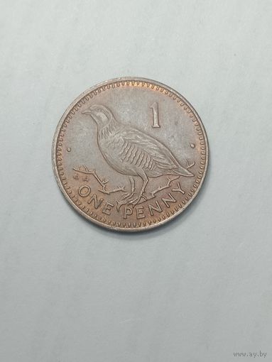 Гибралтар 1 пенс 1995  года . АА