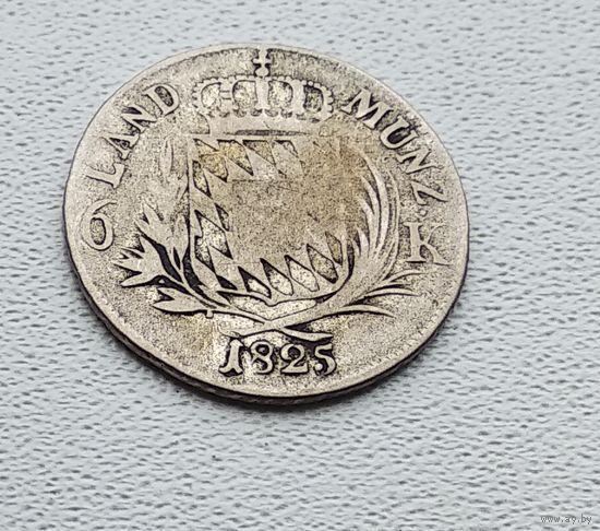 Бавария 6 крейцеров, 1825 7-7-32