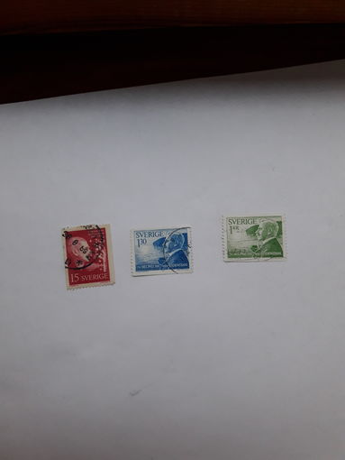 Марки Швеция Лауреаты Нобелевской премии 1916