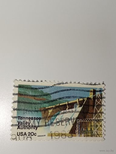 США 1983 50-летия Управления долины Теннесси (TVA).