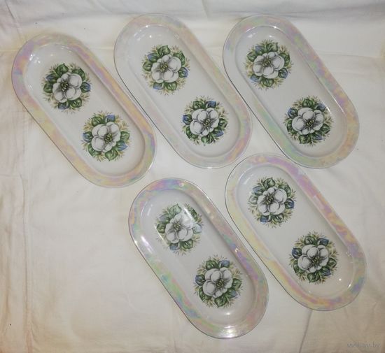 Набор блюд сервировочных, фарфор