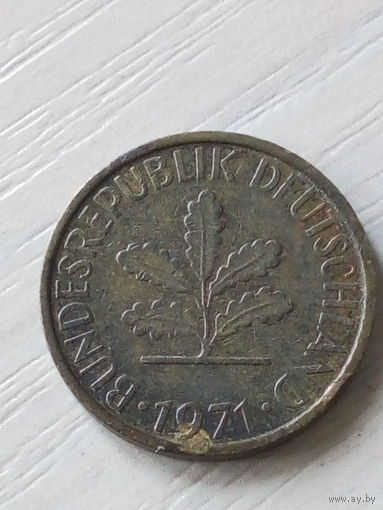 ФРГ 5 пфеннигов 1971г.F