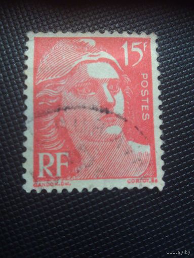 Франция. Стандарт. 1949г. гашеная
