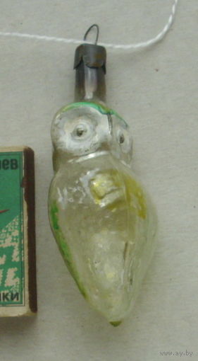 Ёлочная игрушка. Сова. Ф-17.