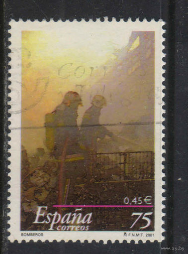 Испания 2001 Пожарная служба Тушение пожара #3610