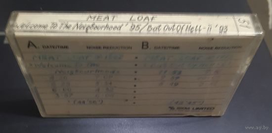 Аудиокассета MEAT LOAF 1995 - Welcome To The Neighborhood - / 1993 - Bat Out Of Hell-II -