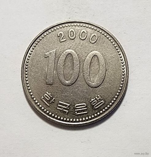 Южная Корея 100 вон, 2000