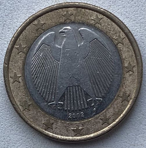 Германия 1 евро 2002 г. F