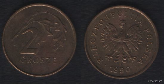 Польша y277 2 грош 1990 год (mw) (_alb2