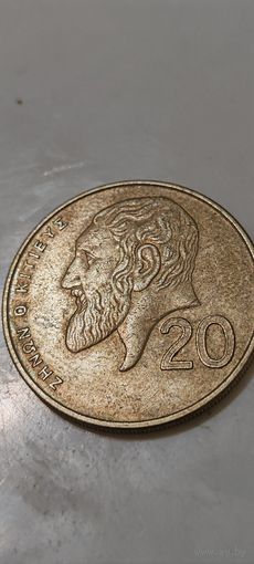 Кипр 20 цент 1991