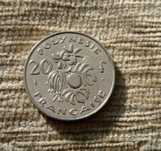 Werty71 Французская Полинезия 20 франков 2001 Блеск