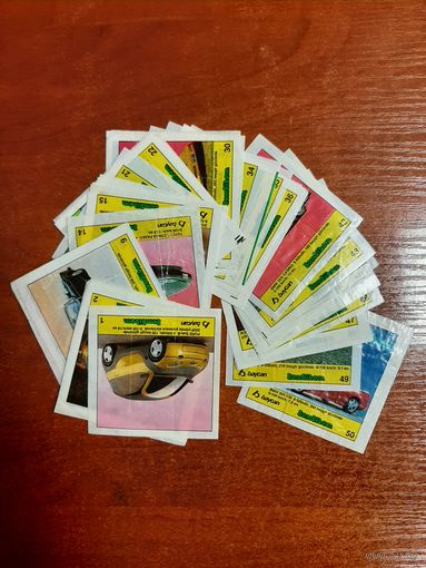 Вкладыши Baycan BomBibom полная 5 серия 1-50. Отличное состояние.