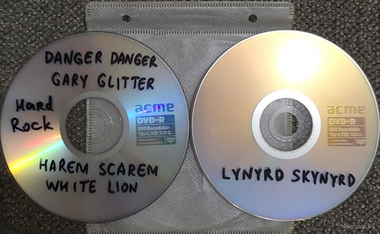 DVD MP3 дискография - DANGER DANGER, Gary GLITTER, HAREM SCAREM, WHITE LION, LYNYRD SKYNYRD - 2 DVD