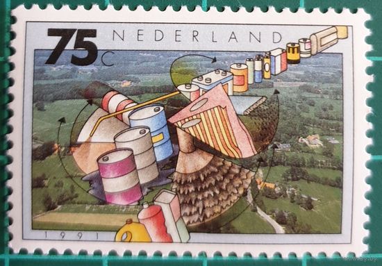 1991 год Охрана окружающей среды -Нидерланды