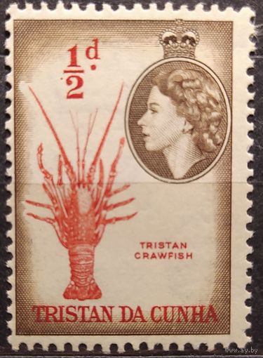 Британские колонии. Остров Тристан Да Кунья, 1954 г. SG914 MH