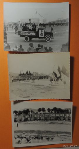Фото "Советско-китайская дружба", 1940-1950-е гг., 3 шт.