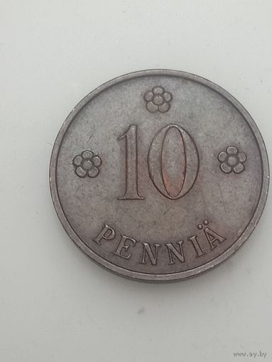 Финляндия 10 пенни 1934  года .