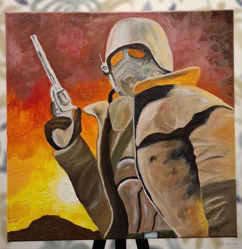 Картина маслом "Fallout New Vegas" 40х40