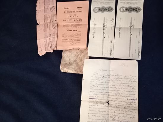 Старые польские чеки