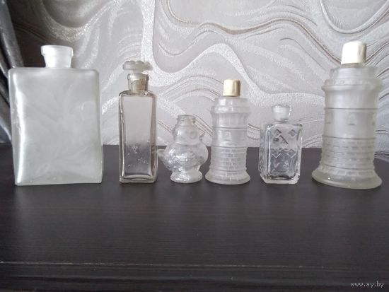 Флаконы винтажные одним лотом
