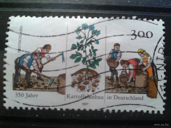 Германия 1997 посадка картофеля Михель-3,0 евро гаш.