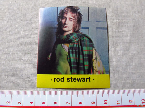 Наклейка Стикер Rod Stewart Новая Польша 1980-е