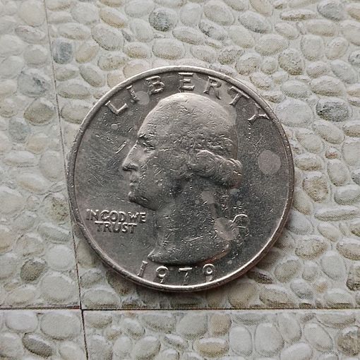 1/4 доллара (квотер) 1979 года США.