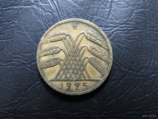 Германия. 10 пфеннигов. 1925E. С 20 копеек. Распродажа коллекции. Смотрите другие лоты.