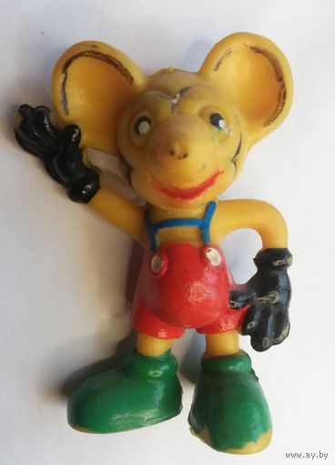 Микки-Маус,7 см, резина, ГДР, 1970-е