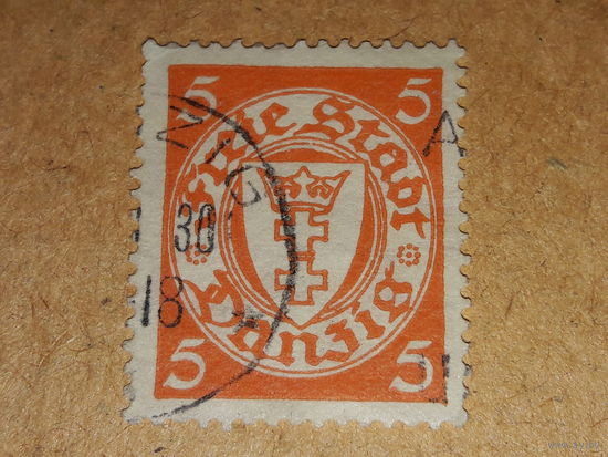 Германия Данциг 1924 Стандарт Герб