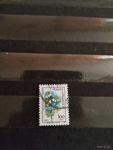 1985 Турция флора цветы выпускалась одиночкой (5-2)