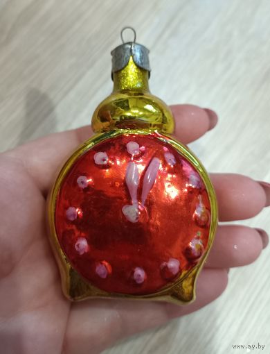 Елочные игрушки, стекло, часы, курарты