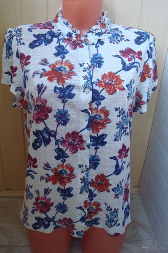 Блузка кофта 100% ЛЁН ''MONSOON''46-48-50 размер