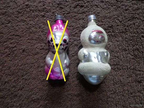 Ёлочная игрушка СССР. " МАЛЕНЬКАЯ ЧУКЧА".