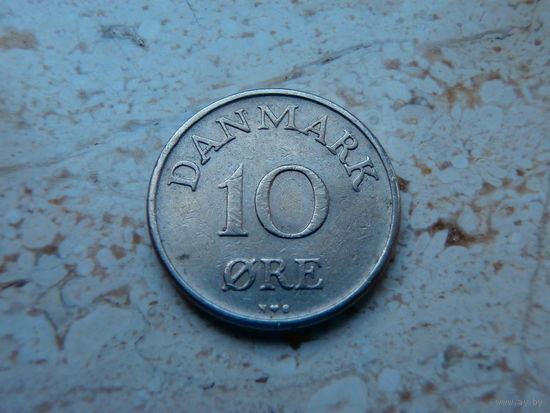 Дания 10 эре 1954