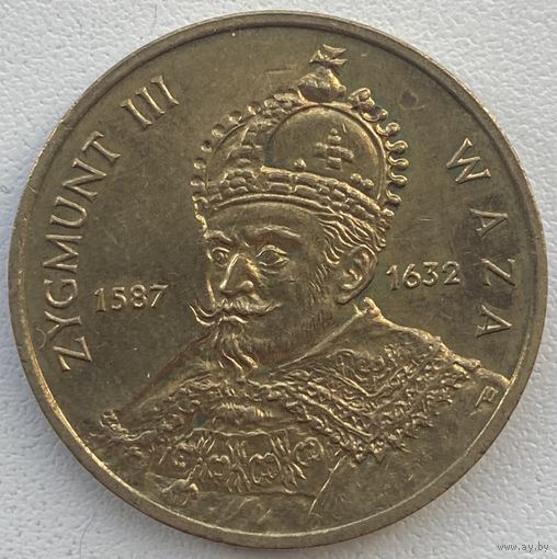 Польша 2 злотых 1998 г. Сигизмунд III Ваза (1587-1632)