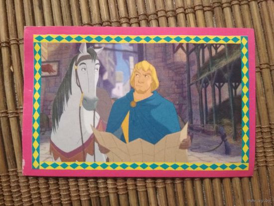 Наклейка PANINI Горбун из Нотр-Дам. номер 51. 1996 год