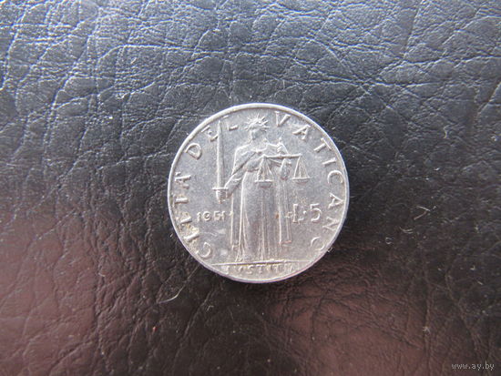 Ватикан. 5 лир.1951. С 20 копеек. Распродажа коллекции. Смотрите другие лоты.